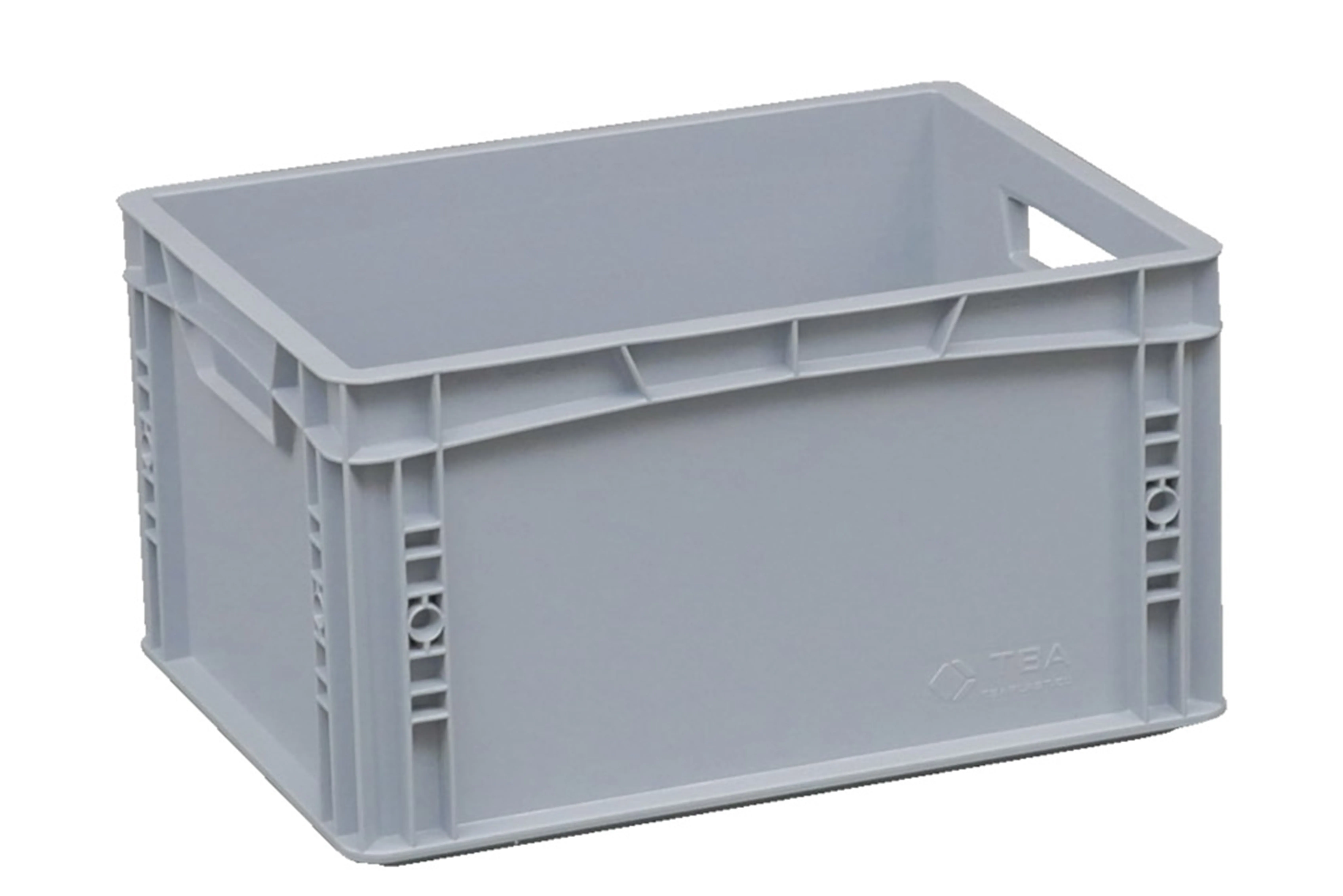 HeWaPack Verpackung und Transportsicherung Produktbeispiel Box Kunststoff mit Griffen